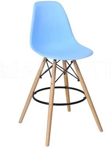 Барный стул DSL 110 Wood bar (голубой) в Черкесске