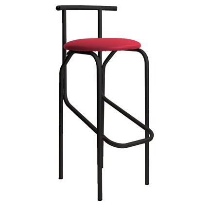 Кухонный барный стул Jola black, кожзам V в Черкесске - изображение
