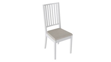 Обеденный стул Родос 2 (Белый матовый/тк № 110) в Черкесске