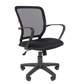 Кресло офисное CHAIRMAN 698 black, ткань, цвет черный в Черкесске