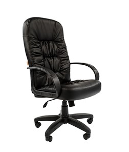 Офисное кресло CHAIRMAN 416, экокожа, цвет черный в Черкесске