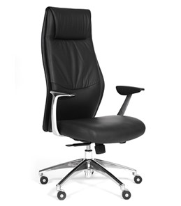 Офисное кресло CHAIRMAN Vista Экокожа премиум черная в Черкесске - предосмотр