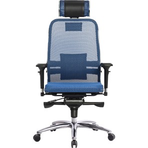 Кресло офисное Samurai S-3.04, синий в Черкесске - предосмотр 1