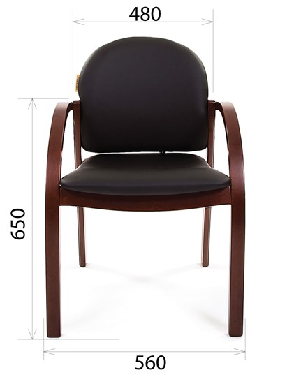 Кресло CHAIRMAN 659 Экокожа черная в Черкесске - изображение 1