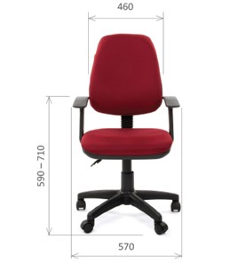 Кресло CHAIRMAN 661 Ткань стандарт 15-11 красная в Черкесске - предосмотр 1