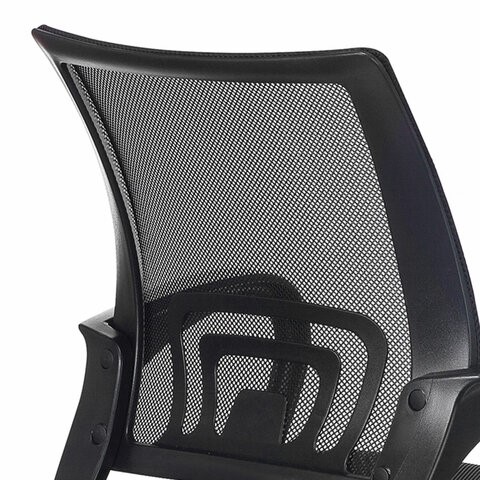 Кресло компьютерное Brabix Fly MG-396 (с подлокотниками, сетка, черное) 532083 в Черкесске - изображение 6