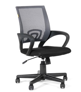 Офисное кресло CHAIRMAN 696 black Сетчатый акрил DW63 темно-серый в Черкесске - предосмотр