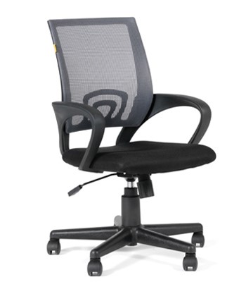 Офисное кресло CHAIRMAN 696 black Сетчатый акрил DW63 темно-серый в Черкесске - изображение