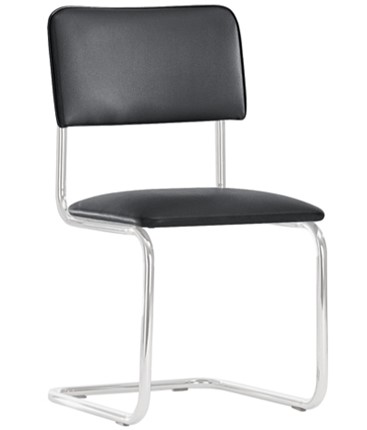 Офисный стул Sylwia chrome P100, кож/зам V4 в Черкесске - изображение