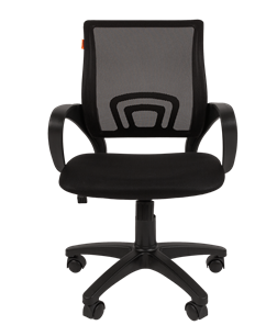Кресло офисное CHAIRMAN 696 black Сетчатый акрил DW62 черный в Черкесске - предосмотр 1