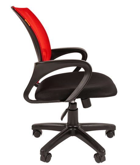 Кресло CHAIRMAN 696 black Сетчатый акрил DW69 красный в Черкесске - изображение 1