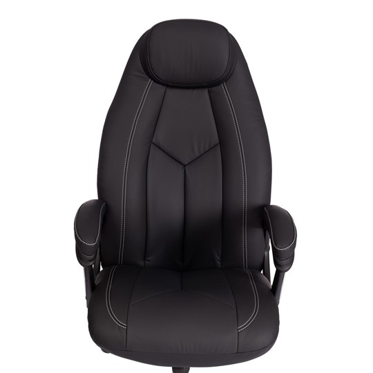Кресло компьютерное BOSS Lux, кож/зам, черный, арт.21151 в Черкесске - изображение 6