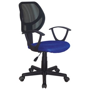 Кресло Brabix Flip MG-305 (ткань TW, синее/черное) 531919 в Черкесске