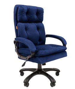 Кресло компьютерное CHAIRMAN 442 Ткань синий в Черкесске