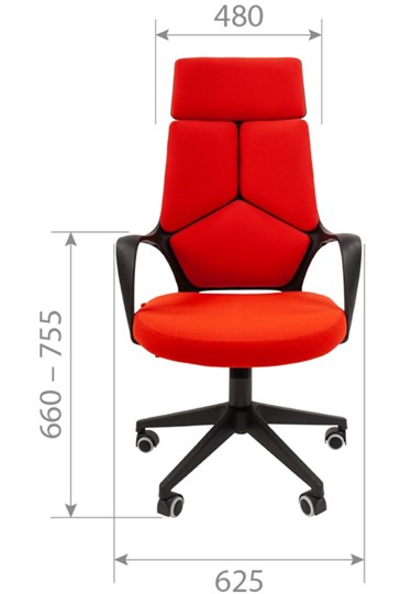 Кресло CHAIRMAN 525, серое в Черкесске - изображение 1