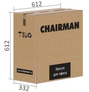 Офисное кресло CHAIRMAN 661 Ткань стандарт 15-21 черная в Черкесске - предосмотр 5