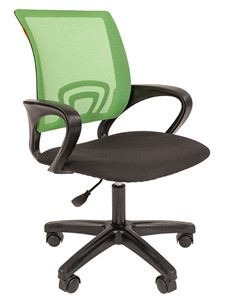 Офисное кресло CHAIRMAN 696 black LT, зеленое в Черкесске