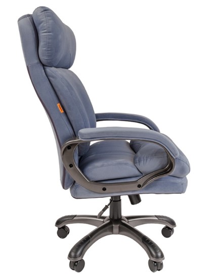 Компьютерное кресло CHAIRMAN HOME 505, велюр голубое в Черкесске - изображение 4