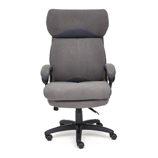 Компьютерное кресло DUKE флок/ткань, серый/серый, 29/TW-12 арт.14039 в Черкесске - изображение 1