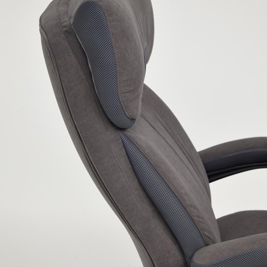 Компьютерное кресло DUKE флок/ткань, серый/серый, 29/TW-12 арт.14039 в Черкесске - изображение 10