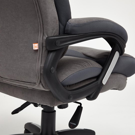 Компьютерное кресло DUKE флок/ткань, серый/серый, 29/TW-12 арт.14039 в Черкесске - изображение 19