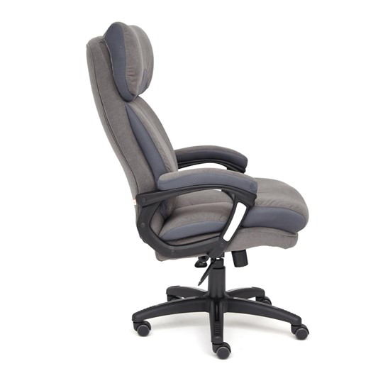 Компьютерное кресло DUKE флок/ткань, серый/серый, 29/TW-12 арт.14039 в Черкесске - изображение 6