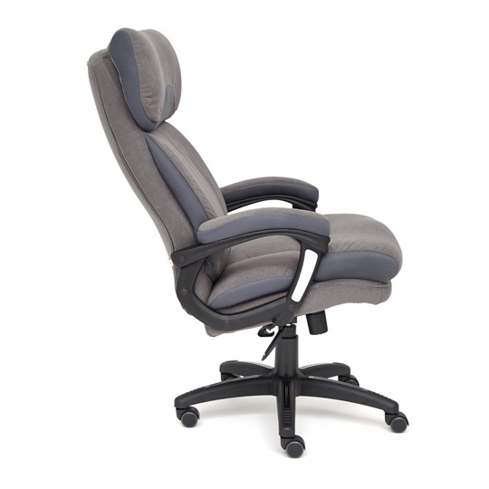 Компьютерное кресло DUKE флок/ткань, серый/серый, 29/TW-12 арт.14039 в Черкесске - изображение 8