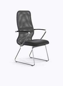 Офисное кресло Ergolife Sit 8 B2-9K - X1+Extra (Св.серый-Черный) в Черкесске
