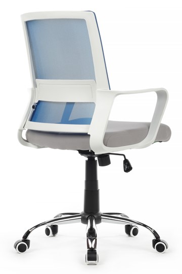 Компьютерное кресло RCH 1029MW, серый/синий в Черкесске - изображение 3
