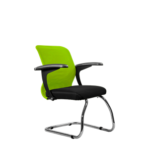 Офисный стул SU-M-4/подл.160/осн.007, Зеленый/Черный в Черкесске