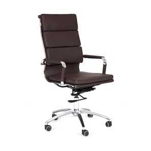 Офисное кресло CHAIRMAN 750 экокожа коричневая в Черкесске - предосмотр