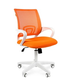 Кресло CHAIRMAN 696 white, ткань, цвет оранжевый в Черкесске