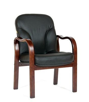 Кресло офисное CHAIRMAN 658 Натуральная кожа черный в Черкесске - изображение