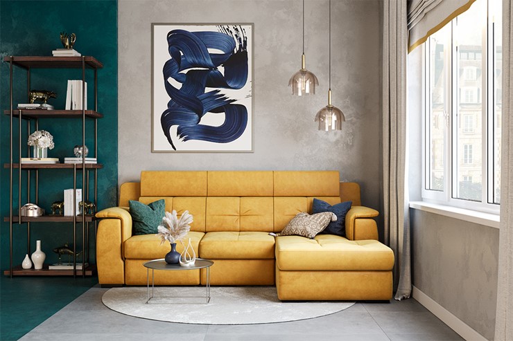 Угловой диван Бруклин с оттоманкой в Черкесске - изображение 7