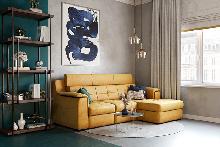 Угловой диван Бруклин с оттоманкой в Черкесске - изображение 8