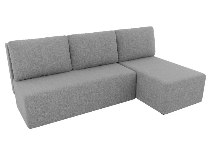 Угловой раскладной диван Поло, Серый (рогожка) в Черкесске - изображение 3