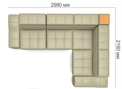 Угловой диван N-0-M ДУ (П1+ПС+УС+Д2+П1) в Черкесске - изображение 4