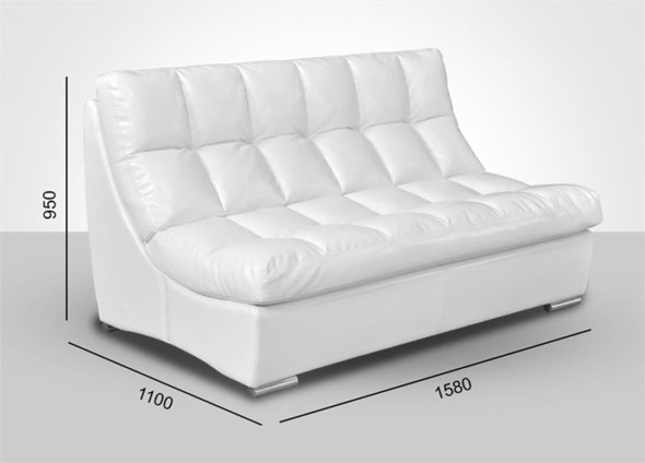 Прямой диван Брайтон с механизмом в Черкесске - изображение