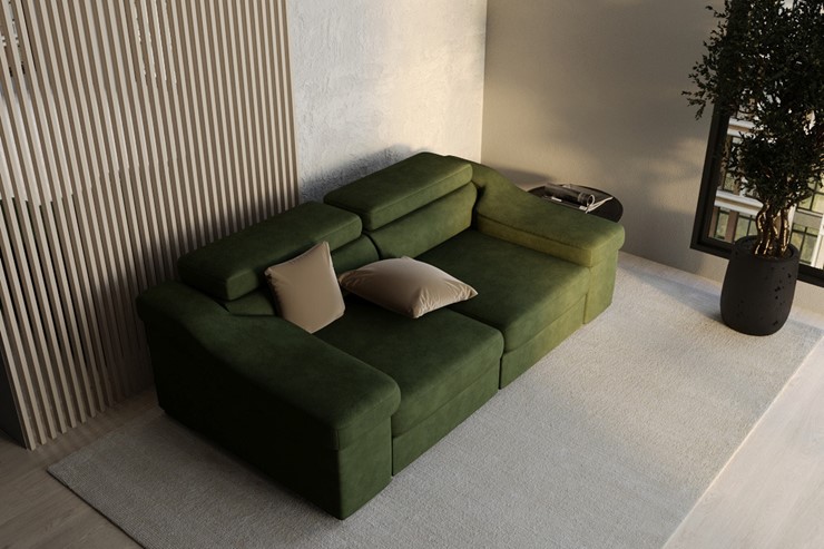 Прямой диван Мюнхен с выкатным механизмом в Черкесске - изображение 9