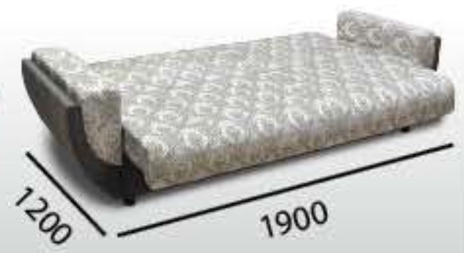 Прямой диван Акварель 2 БД в Черкесске - изображение 1