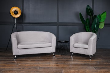 Комплект мебели Брамс  цвет бежевый диван 2Д + кресло в Черкесске