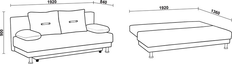 Прямой диван Нео 3 Н в Черкесске - изображение 6