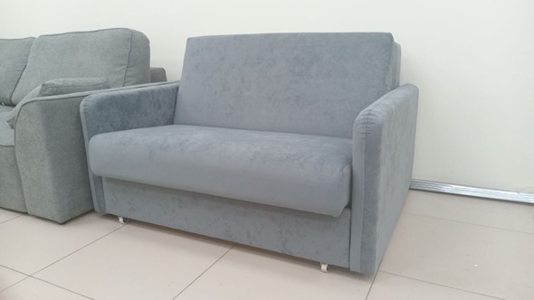 Прямой диван Уют  Аккордеон 1200  БД с подлокотником, НПБ, 000046968 в Черкесске - изображение