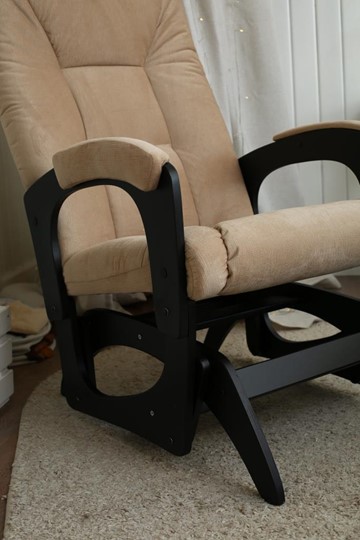 Кресло-качалка Леон маятниковая, ткань AMIGo песок 29-Т-П в Черкесске - изображение 8