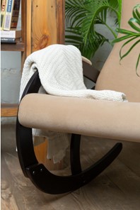 Кресло-качалка в гостиную Корсика, ткань Amigo Beige 34-Т-AB в Черкесске - предосмотр 5