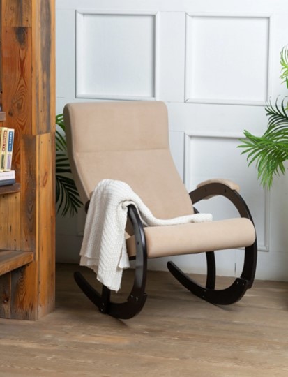 Кресло-качалка в гостиную Корсика, ткань Amigo Beige 34-Т-AB в Черкесске - изображение 7
