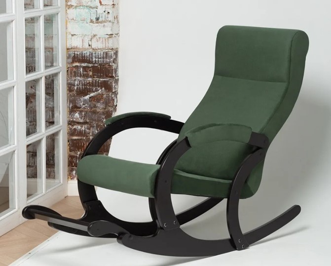 Кресло-качалка в гостиную Марсель, ткань Amigo Green 33-Т-AG в Черкесске - изображение 3