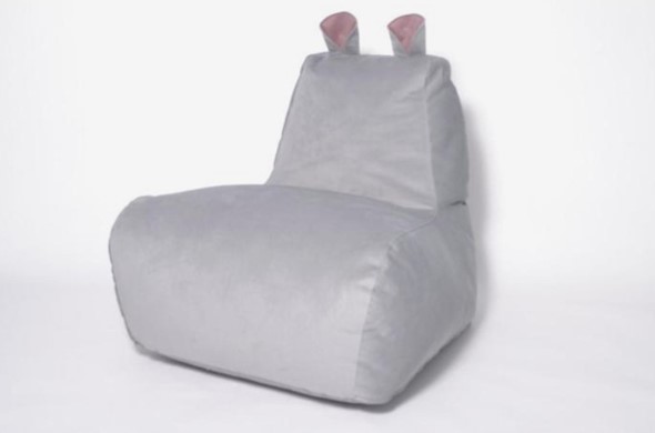 Кресло-мешок Бегемот серый в Черкесске - изображение