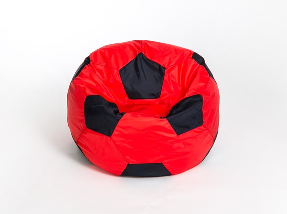 Кресло-мешок Мяч большой, красно-черный в Черкесске - изображение