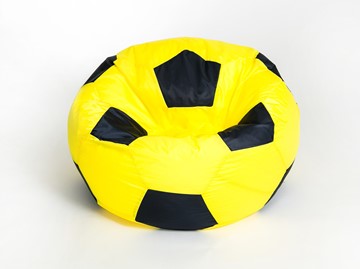 Кресло-мешок Мяч большой, желто-черный в Черкесске